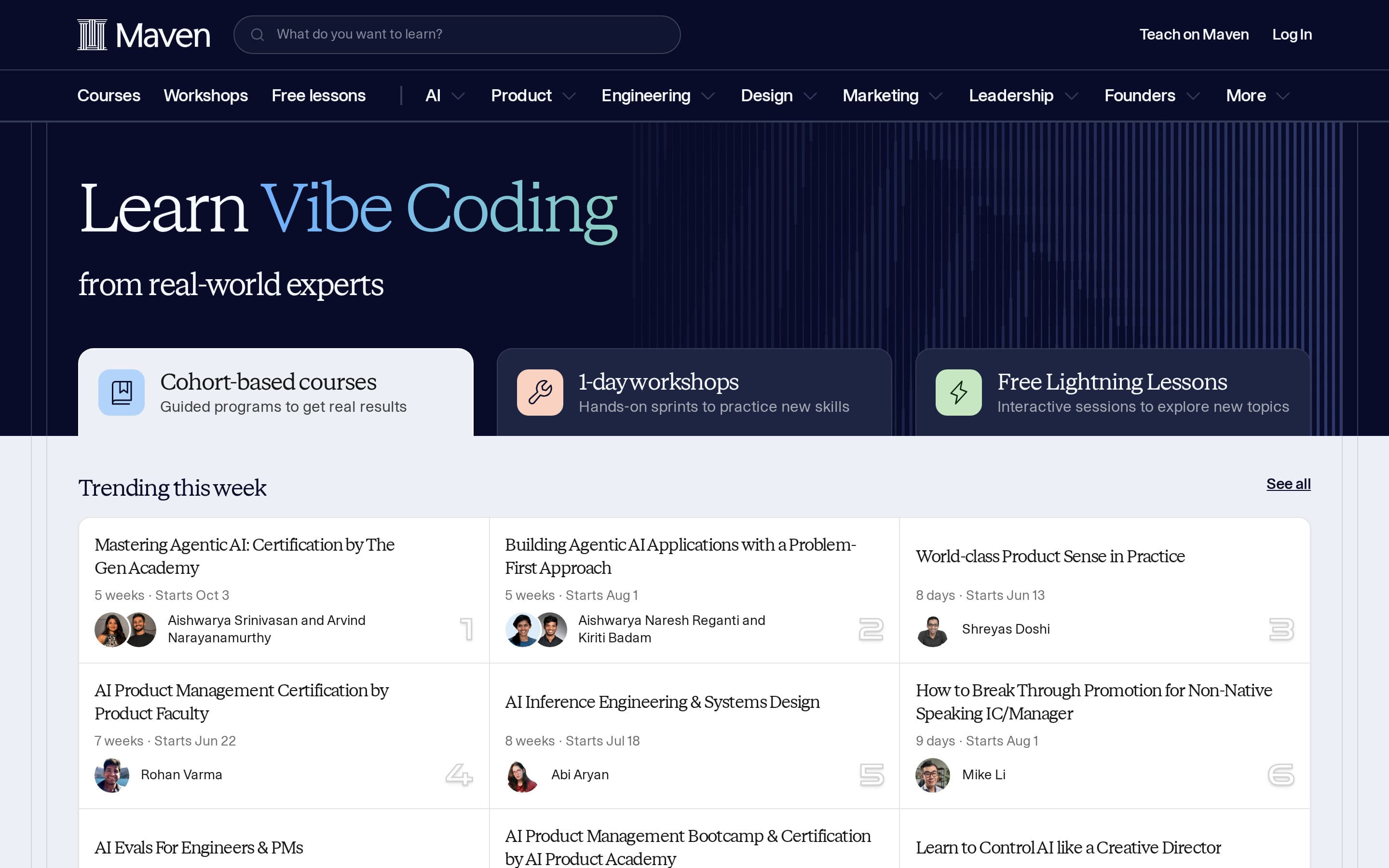 Top performer in E-learning: maven