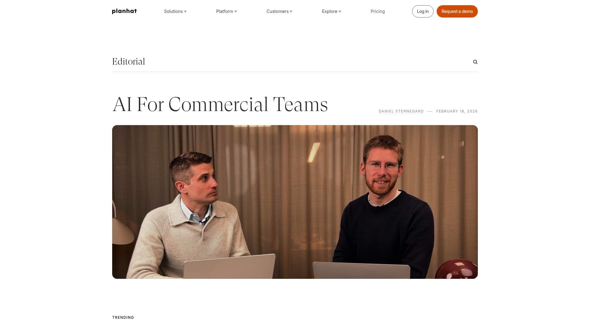 Top performer in Blog: planhat