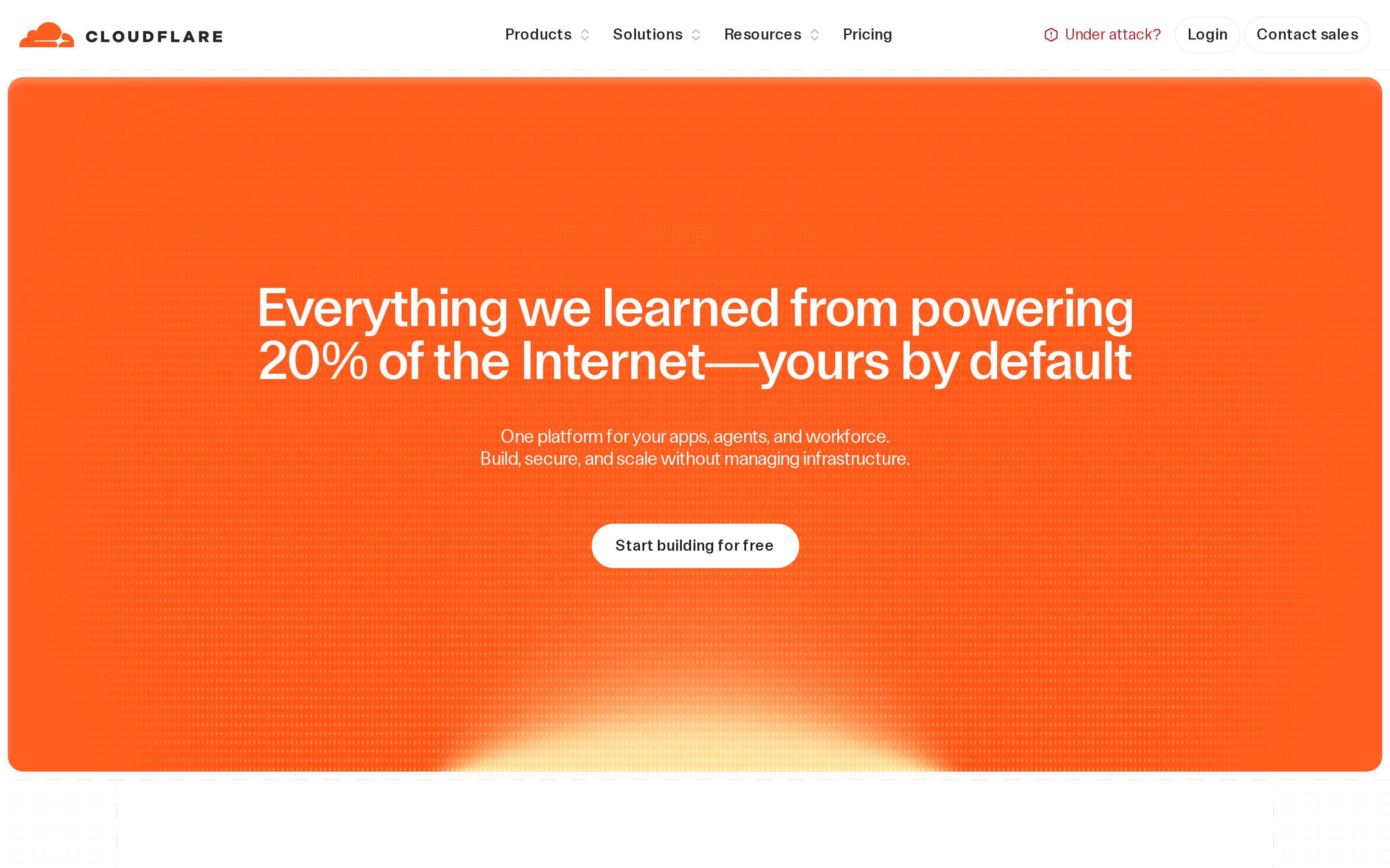 Top performer in SaaS: cloudflare workers platform