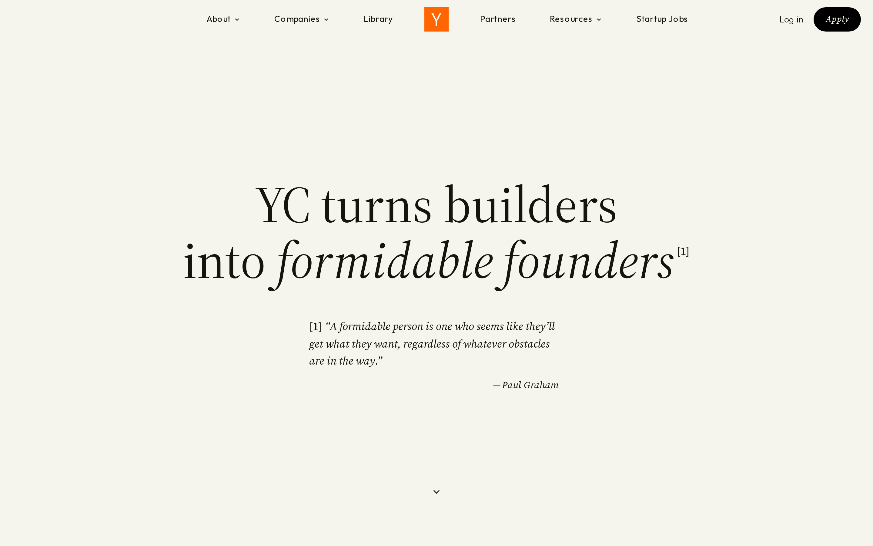 Top performer in Investment: ycombinator