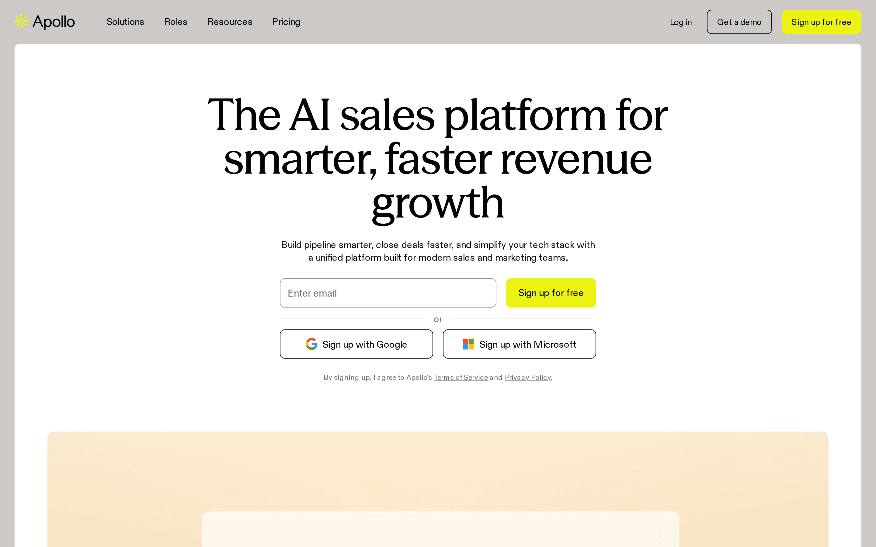 Top performer in SaaS: apollo